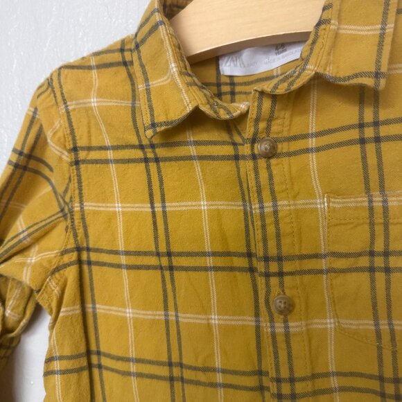 $15 ADD ON Zara plaid long sleeve shirt Janie and Jack Baby Gap Hanna Andersson - Picture 3 of 3